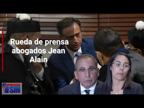 EN VIVO 17/6/2022 Rueda de prensa abogados Jean Alain