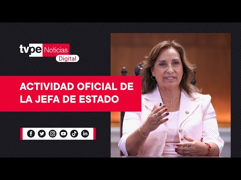 Dina Boluarte en Palacio de Gobierno Actividad Oficial hoy martes 18 de abril