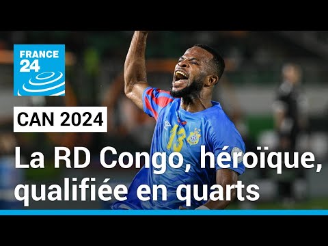 CAN 2024 : La RD Congo, héroïque, bat l'Egypte aux tirs au but • FRANCE 24