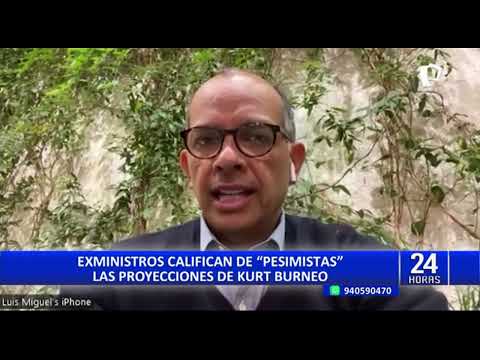 Ministro Kurt Burneo advierte que economía peruana está en riesgo de caer en recesión