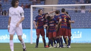 فيديو : اهداف مباراة اساطير برشلونة واساطير ريال مدريد 3-0