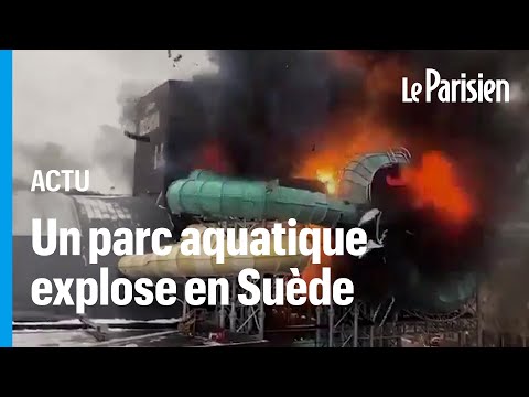 Incendie dévastateur et explosion dans le plus grand parc d’attractions de Suède