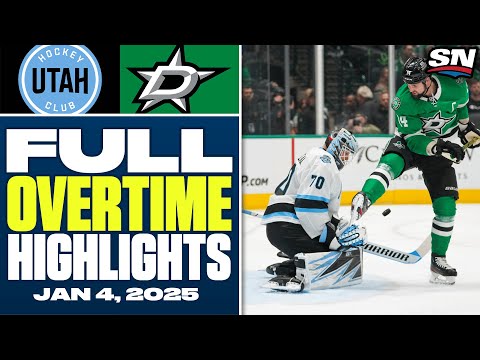 Utah Hockey Club at Dallas Stars | FULL Overtime Highlights - January 4, 2025