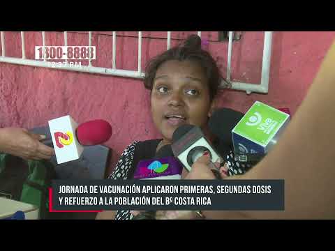 Avanza jornada de inmunización contra el COVID-19 en Managua - Nicaragua