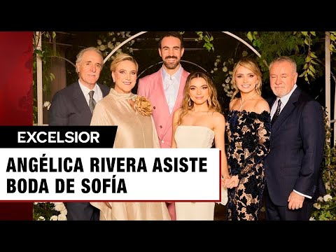 Así lució Angélica Rivera en la boda de Sofía Castro y Pablo Bernot