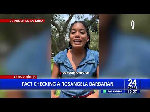 Fact checking a Rosangella Barbarán quien pide ‘Plan Bukele’ en el Perú