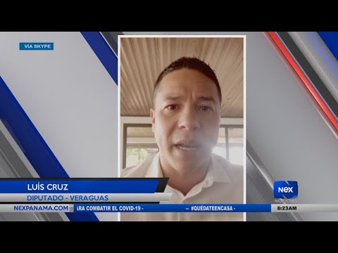 Entrevista al Diputado Luís Cruz, sobre los casos positivos de Covid-19 en Santiago, Veraguas