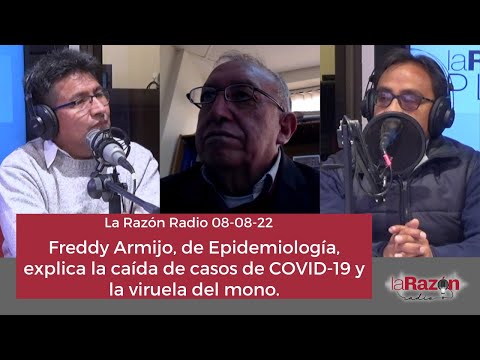 Freddy Armijo, de Epidemiología, explica la caída de casos de COVID-19 y la viruela del mono.
