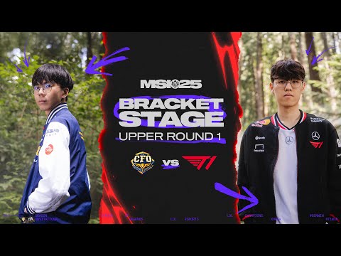 CFO vs T1 매치 하이라이트 | 승자조 1라운드 | 07.04 | MSI 2025