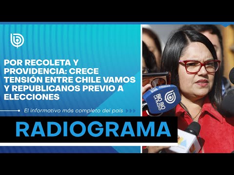 Por Recoleta y Providencia: crece tensión entre Chile Vamos y Republicanos previo a elecciones