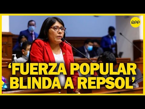 Margot Palacios acusa a congresistas de Fuerza Popular de blindar a Repsol por derrame de petróleo