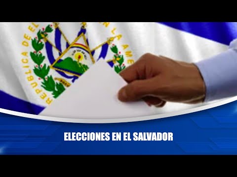 Elecciones en El Salvador.