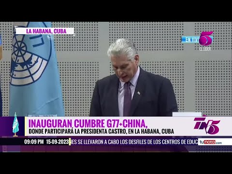 Presidenta Castro viajó a La Habana para asistir a la Cumbre del G 77+China