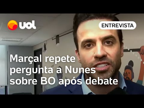 Debate UOL/Folha: Marçal repete pergunta a Nunes e ataca Tabata na saída do debate