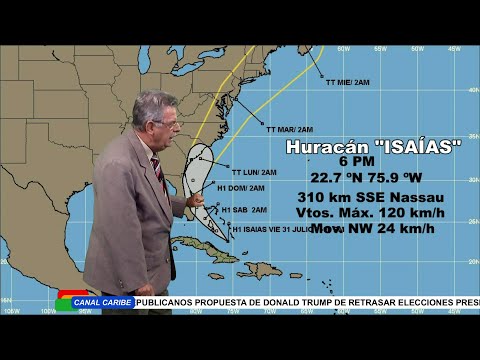 El Tiempo en el Caribe | Válido 1ero de agosto 2020 - Pronóstico Dr. José Rubiera en HD