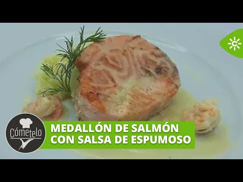 Cómetelo | Medallón de salmón con salsa de espumoso