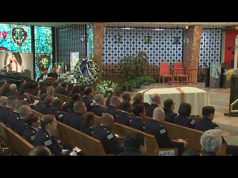 Funeral services underway for fallen CPD Officer Luis Huesca