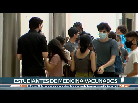 Vacunan a estudiantes de Medicina y a funcionarios del Ministerio Público