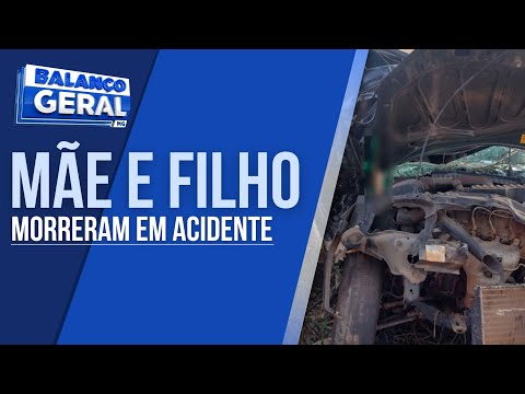 MÃE E FILHO MORREM EM ACIDENTE NA RODOVIA AMG-1540 EM ALFENAS