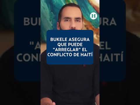 Nayib Bukele ofrece apoyo a Haití para resolver situación de violencia