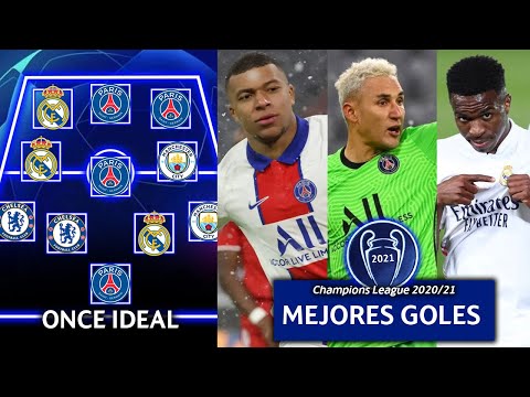El ONCE IDEAL y Los 5 Mejores GOLES de los Cuartos de Final | Champions League 20/21