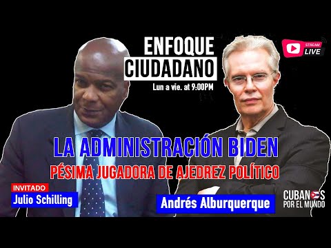 #EnVivo | #EnfoqueCiudadano con Andrés Alburquerque: Política exterior fallida de Biden