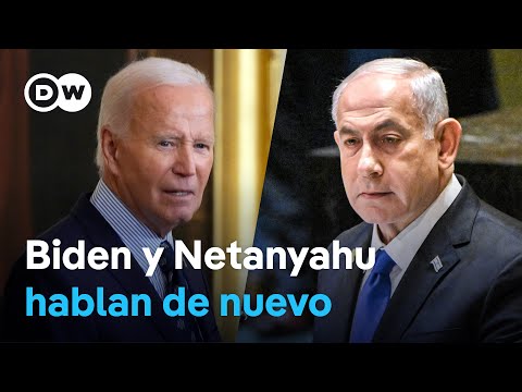 Biden y Netanyahu hablan por teléfono por primera vez en siete semanas.