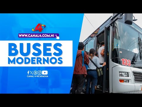 250 nuevos y modernos buses que llegaron desde China ya circulan en Managua y Ciudad Sandino
