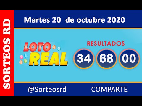 Loteria Real  en VIVO   / Martes 20 de octubre 2020
