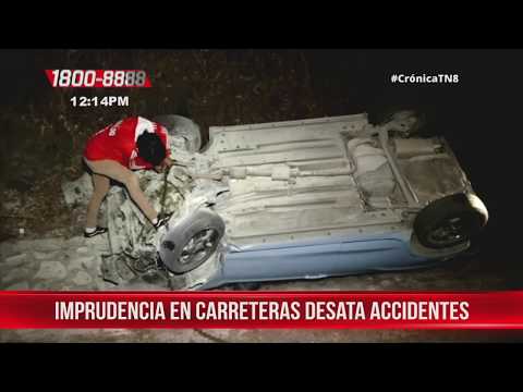 Nicaragua: Par de accidentes en Estelí dejan lesionados y daños materiales