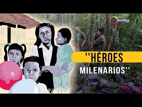 Los niños indígenas rescatados en la selva del Guaviare serán declarados “Héroes Milenarios”