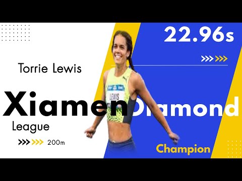 19 Year Old Australian Torrie Lewis Stuns Shacarri Richardson in 200m at #Xiamen #diamondleague