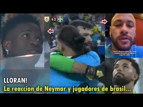 LA REACCION de VINICIUS Y BRASILEÑOS TRAS LA ELIMINACION POR PENALES | BRASIL VS URUGUAY HOY