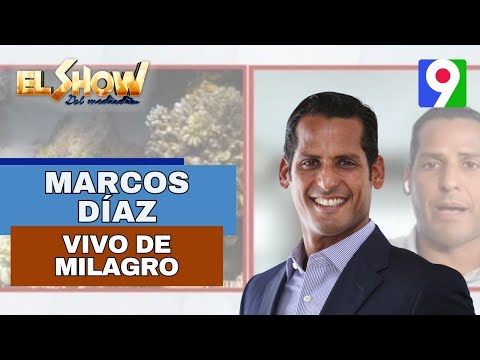 Marcos Díaz: vivo de milagros, luego de pisar pez piedra | El Show del Mediodía