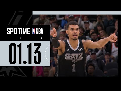 [SPOTIME NBA] 스퍼스의 미래는 밝다 샬럿 vs 샌안토니오 & TOP10 (01.13)