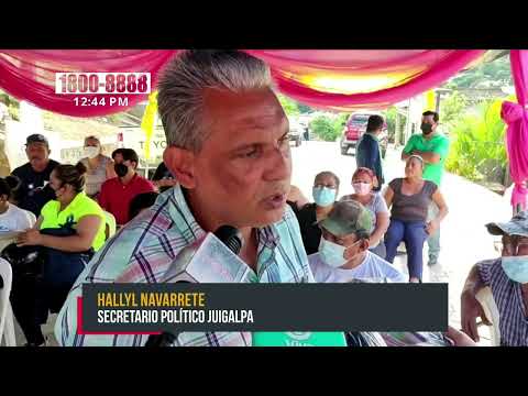 Inauguran calle adoquinada en un barrio de Juigalpa - Nicaragua