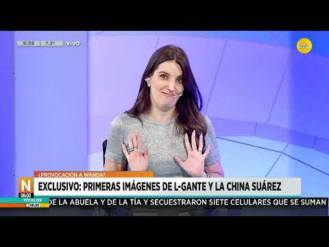 Primeras imágenes de L-Gante y la China Suárez: ¿provocación a Wanda Nara? ?N8:00? 28-06-24