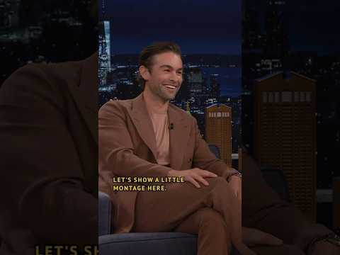 #ChaceCrawford reacts to a montage of the viral TikToks he made with #MilesTeller  #JimmyFallon