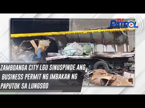 Zamboanga City LGU sinuspinde ang business permit ng imbakan ng paputok sa lungsod | TV Patrol