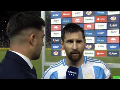 “No podíamos dar dos pases seguidos”: la queja de Messi por el estado de la cancha en Venezuela