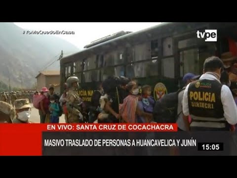 Huarochirí: Masivo traslado de personas a Huancavelica
