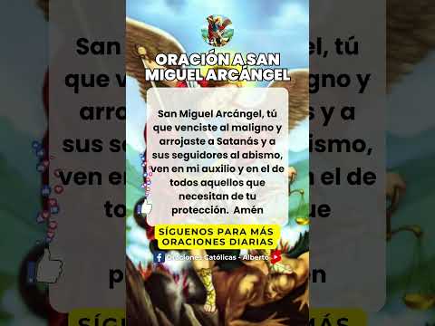 ? Oracion a San Miguel Arcángel  ?