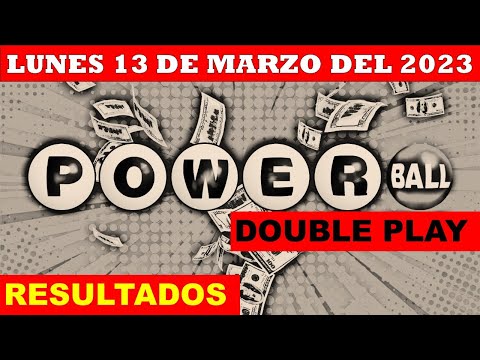 RESULTADOS POWERBALL DOUBLE PLAY DEL LUNES 13 DE MARZO DEL 2023/LOTERÍA DE ESTADOS UNIDOS