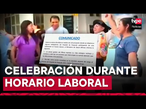 Huaycán: personal de Salud celebra aniversario en horario laboral