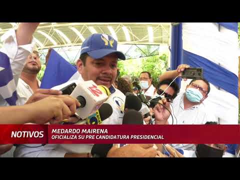 Medardo Mairena oficializa su precandidatura presidencial