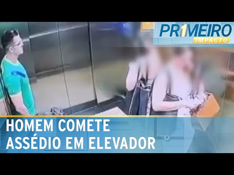 Homem assedia nutricionista dentro de elevador em Fortaleza | Primeiro Impacto (19/03/24)