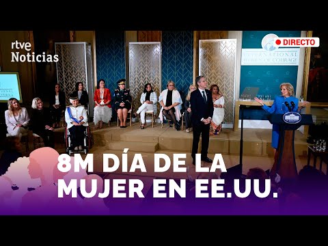 8M EE.UU.: JILL BIDEN y BLINKEN premian a las MUJERES de IRÁN en la CASA BLANCA | RTVE