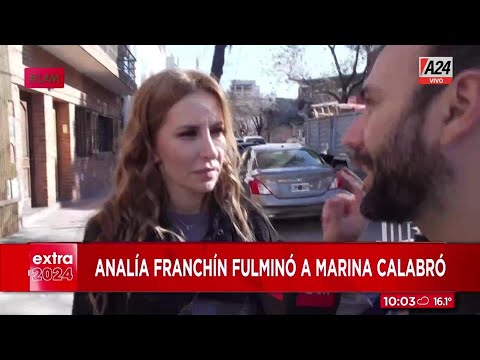 Analía Franchín fulminó a Marina Calabró por lo sucedido con Rolando Barbano: Ella lo expuso