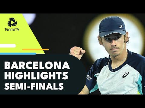 Tennis 🎾 Alcaraz & De Minaur EPIC; Carreno Busta Vs Schwartzman | Barcelona 2022 Semi-Final Highlights