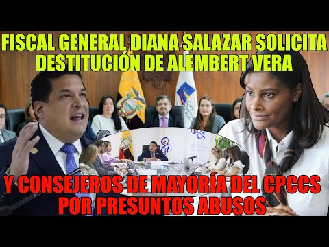 Escándalo en Ecuador: Fiscal General pide destitución de Alembert Vera y consejeros del Cpccs